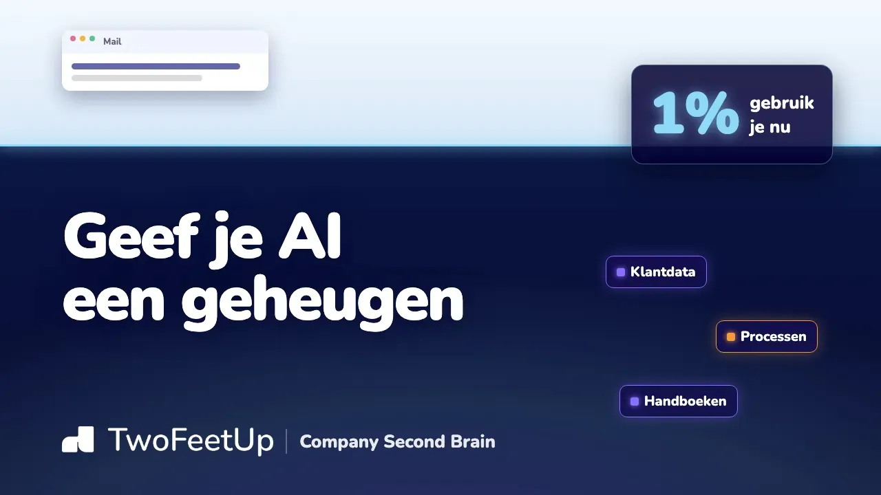 Videostill: Je gebruikt AI voor mails? Dat is 1% van wat het kan